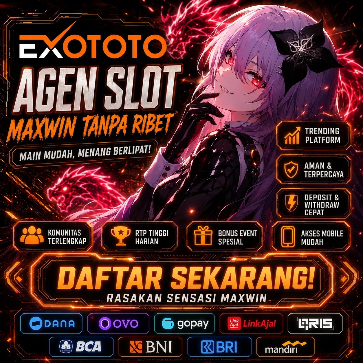 EXOTOTO - Situs Daftar & Login Agen Slot Pragmatic Dengan Layanan VIP